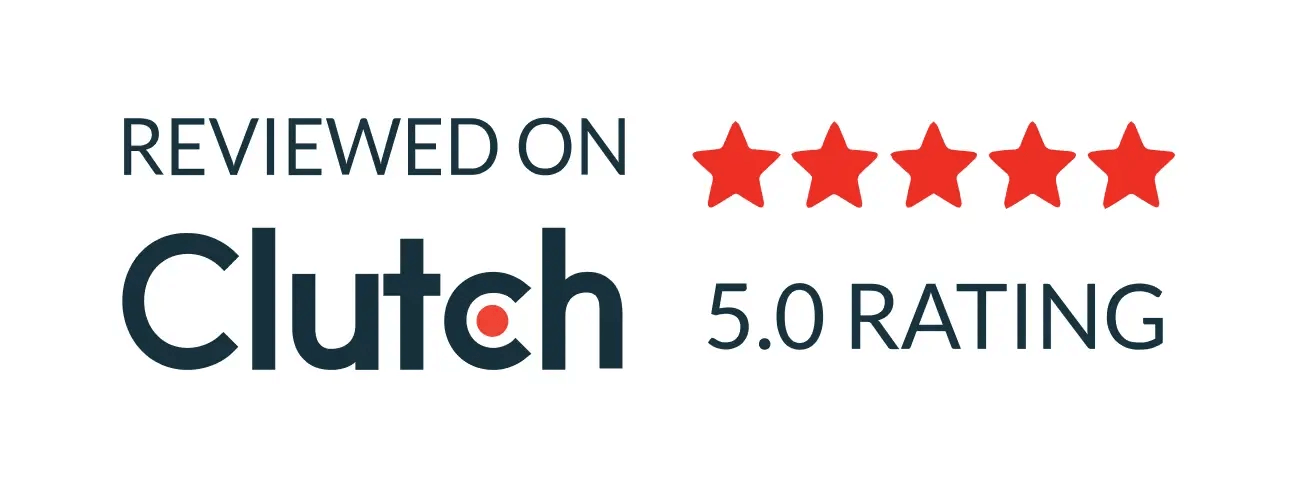 Graphic displaying a 5.0-star rating for Southwave on Clutch