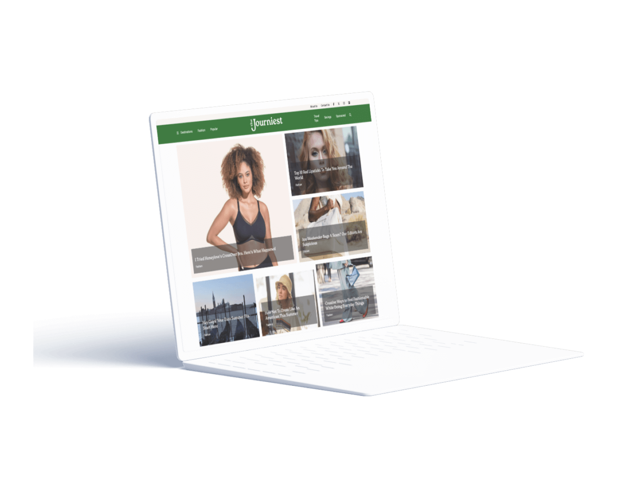 Journiest website preview