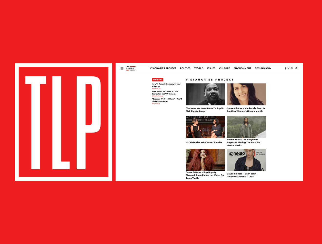 Liberty Project website preview