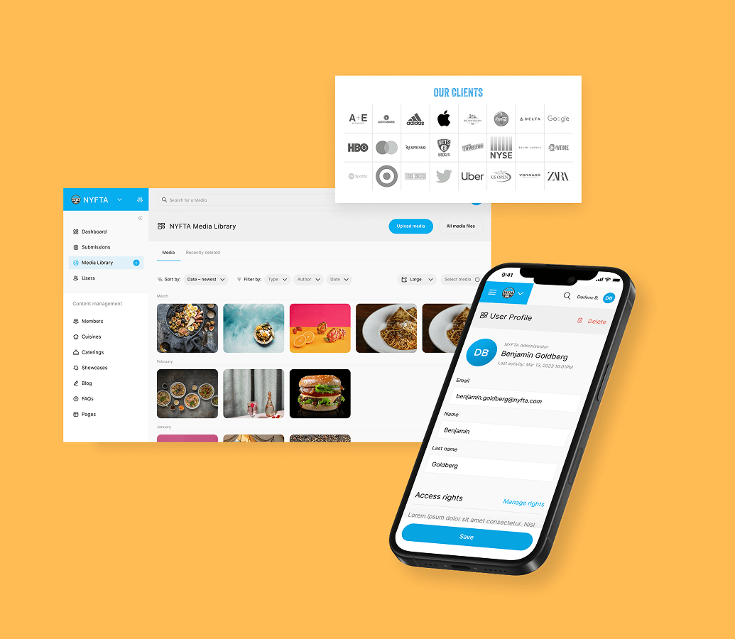 NYFTA website & CMS preview